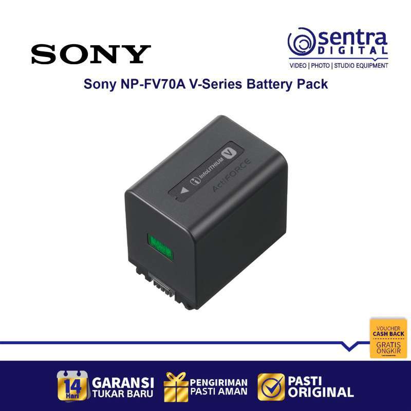 Jual Sony NPFV70A VSeries Battery Pack for Handycam Camcorders di