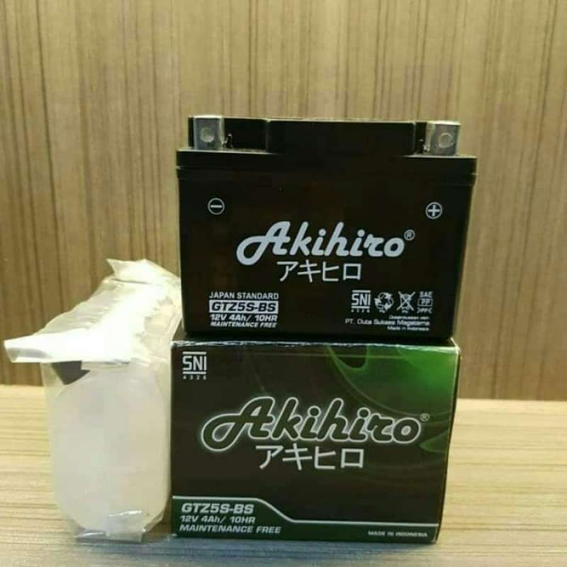 Promo Aki Motor Yamaha Freego Akihiro Japan Quality GTZ5S Accu Kering