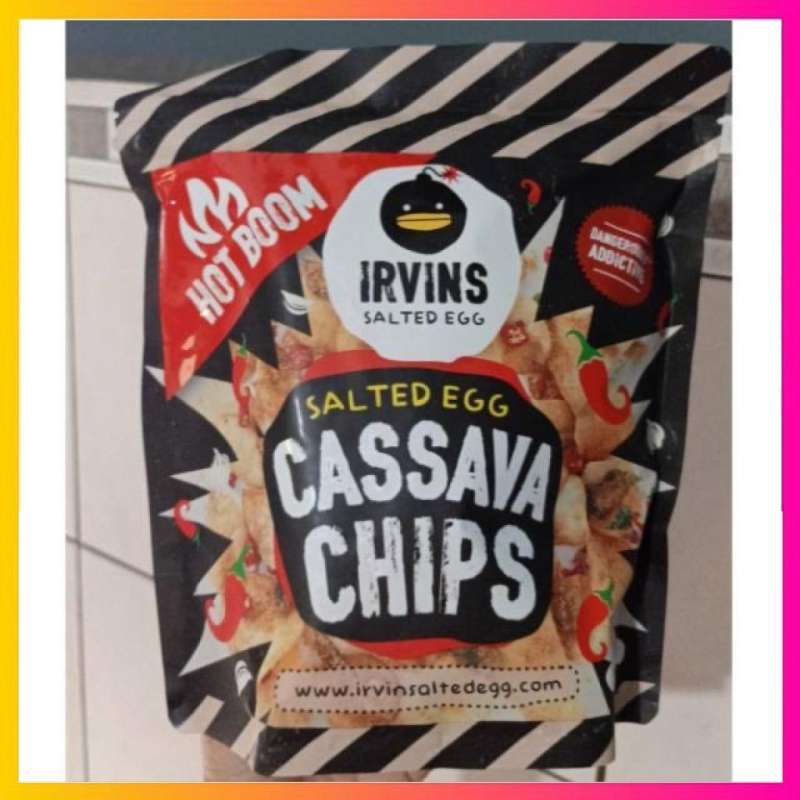 Promo [hot Boom] Irvins Salted Egg Cassava Chips Spicy (105 Gr) Diskon ...