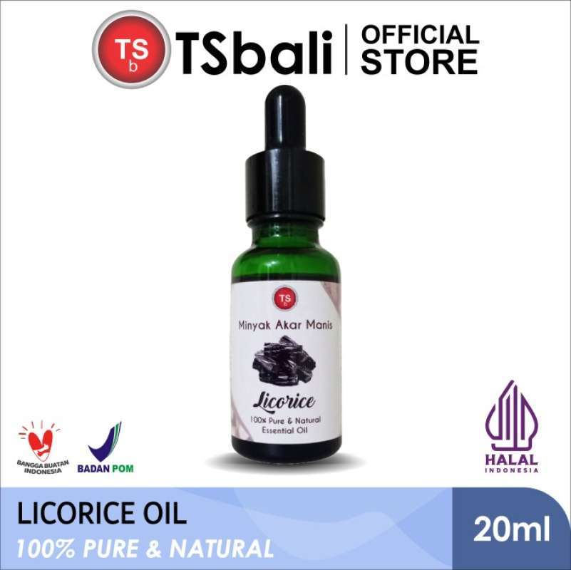 Promo Tsb Licorice Essential Oil Minyak Akar Manis Asli Murni 20Ml