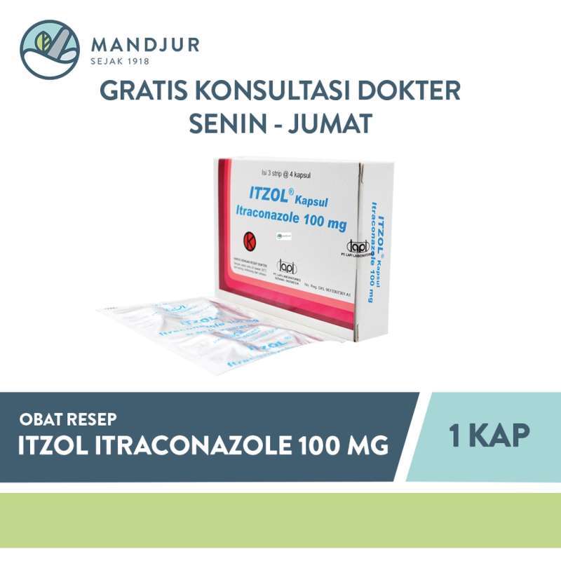Jual Itzol 100 Mg 1 Kapsul Di Seller Apotek Mandjur Official Store ...