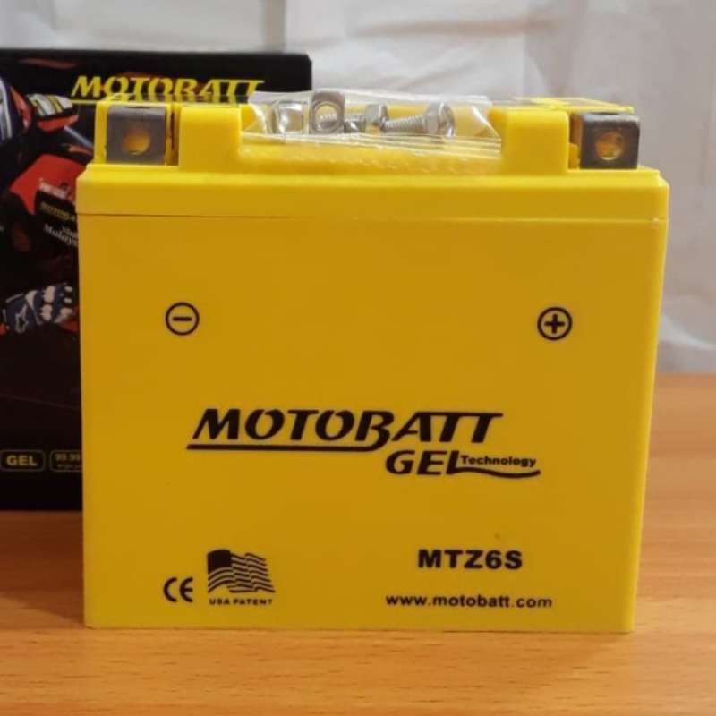 Promo Aki motor Satria FU 150 Motobatt MTZ6S AKI GEL Diskon 23% di