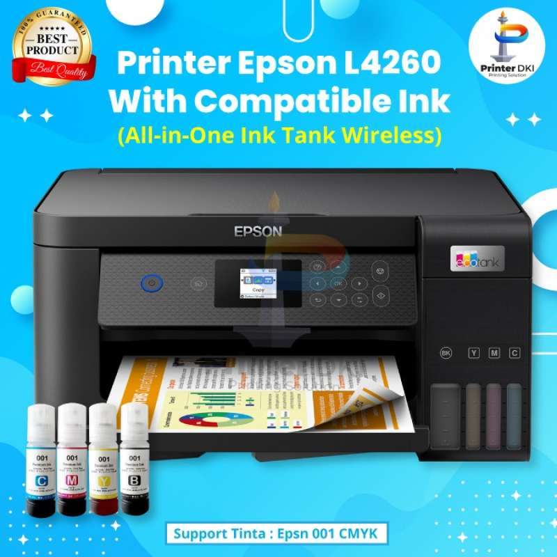 Promo Printer Epson L4260 A4 WiFi Duplex All in One Ink Tank Printer