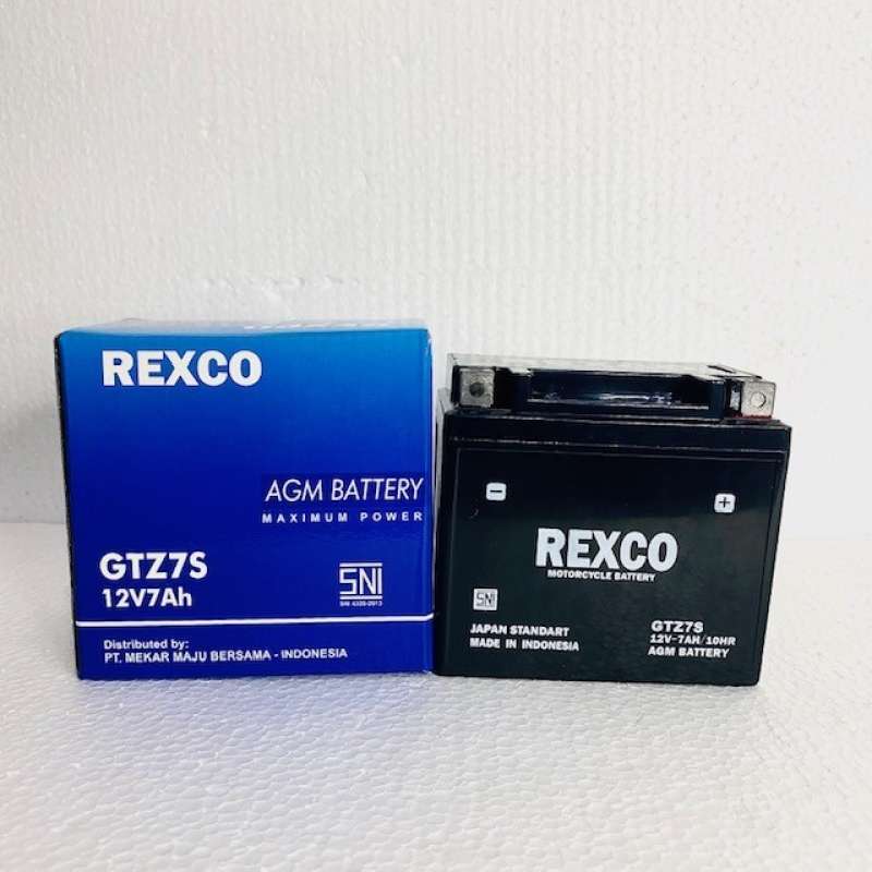 Promo Rexco Aki Motor Honda Cb150r Gtz7s Accu Kering Diskon 23% Di
