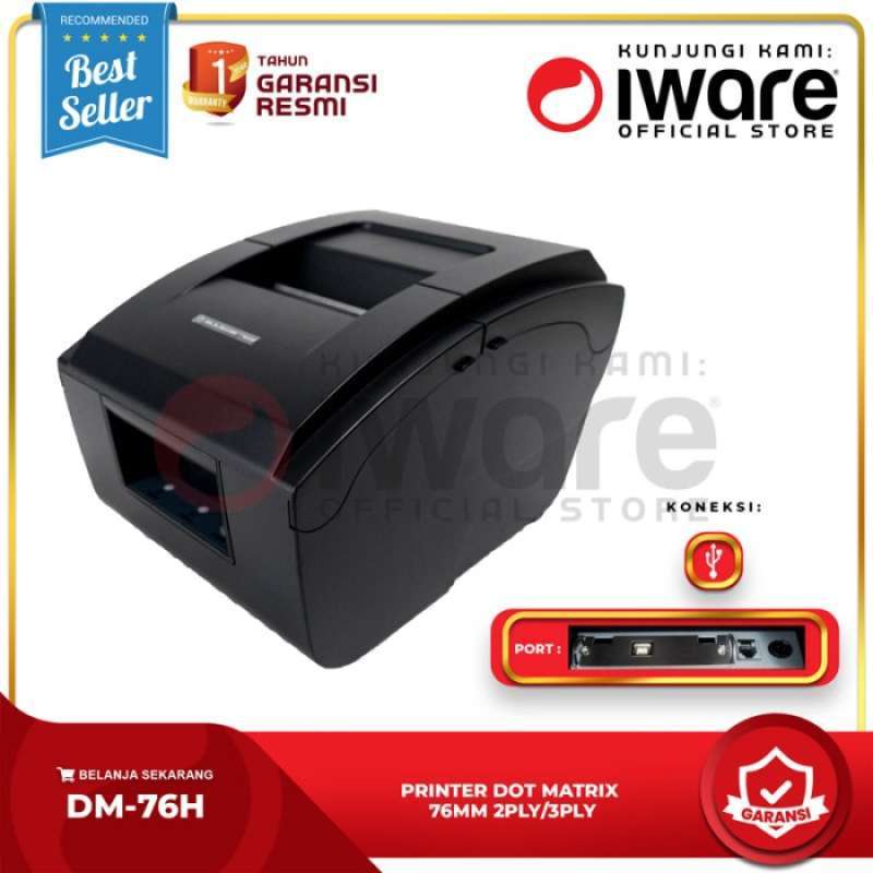 Jual Printer Kasir Dot matrix Iware DM76H Dot Matrix Usb di Seller