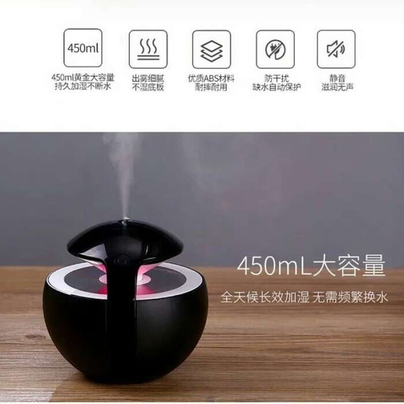 Promo USB NIGHT ELF HUMIDIFIER AROMA TERAPI ULTRASONIC OIL DIFFUSER