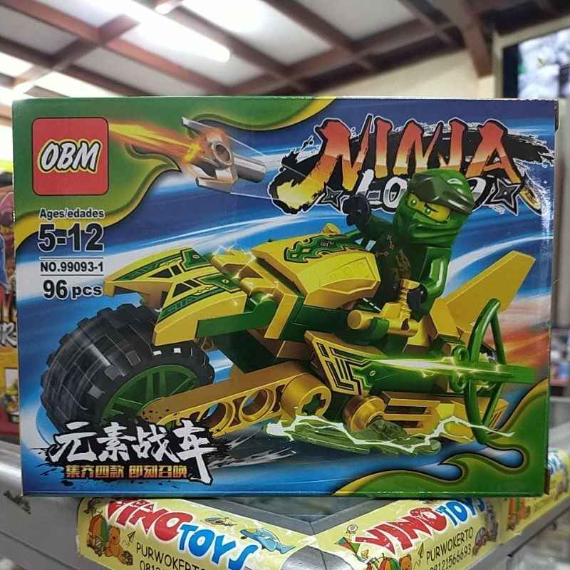 Jual Mainan Balok Brick Ninja Lord Motor 4in1 Mobil Obm 99093 1 Di