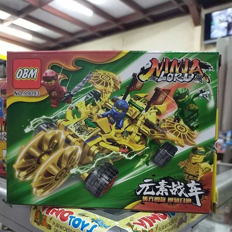 Jual Mainan Balok Brick Ninja Lord Motor 4in1 Mobil Obm 99093 1 Di