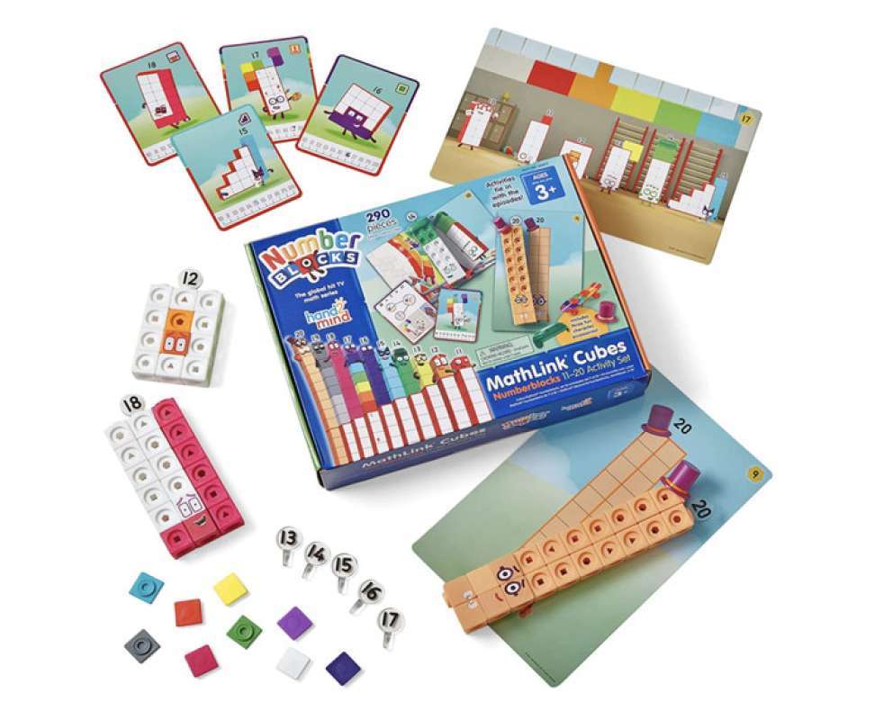 Jual hand2mind numberblocks mathlink cubes 11-20 activity set, 30 ...