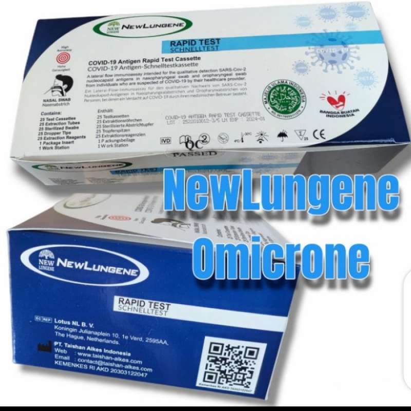 Promo new lungene omicron antigen swab new lungene Diskon 33 di Seller