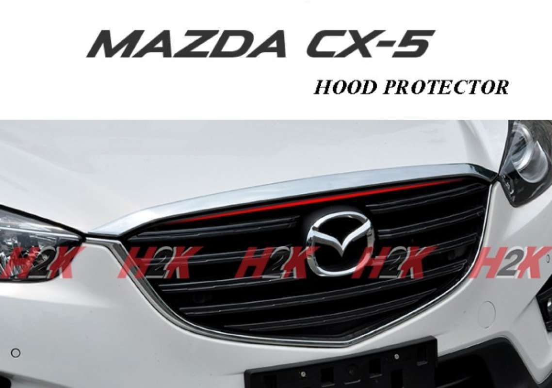 Promo Aksesoris Mazda CX5 Hood Protector Chrome Mazda CX5 Diskon 23