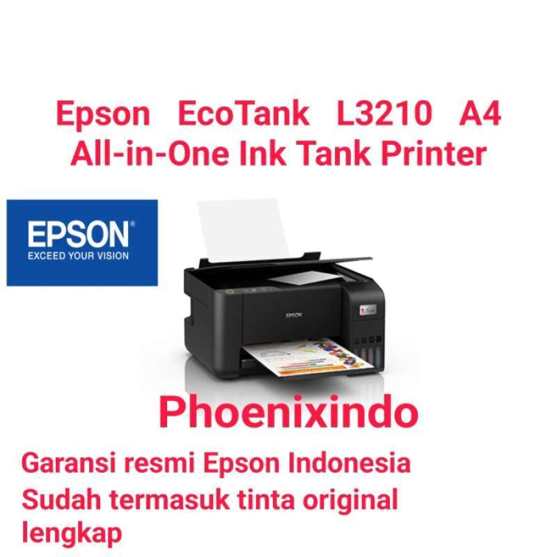 Promo Printer EcoTank L3210 All-in-One Ink Tank L 3210 Print,Scan,Copy ...