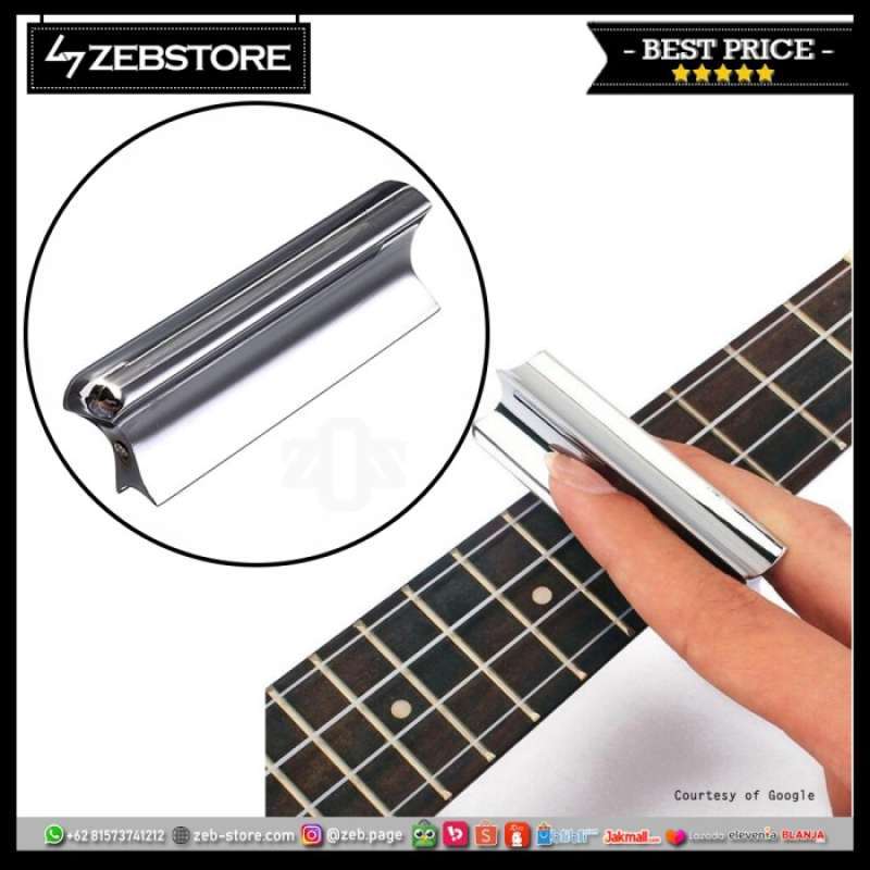 Promo Slide Metal Lap Steel Bar Hawaii SP2 Chrome Diskon 33 di Seller Gamelan Store Tugu