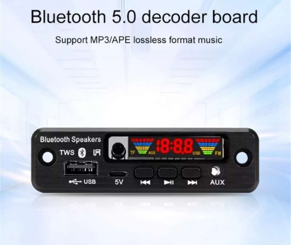 Promo Kit Module Mp3 Player Bluetooth HiFi Musik USB 5 Volt Dengan TWS