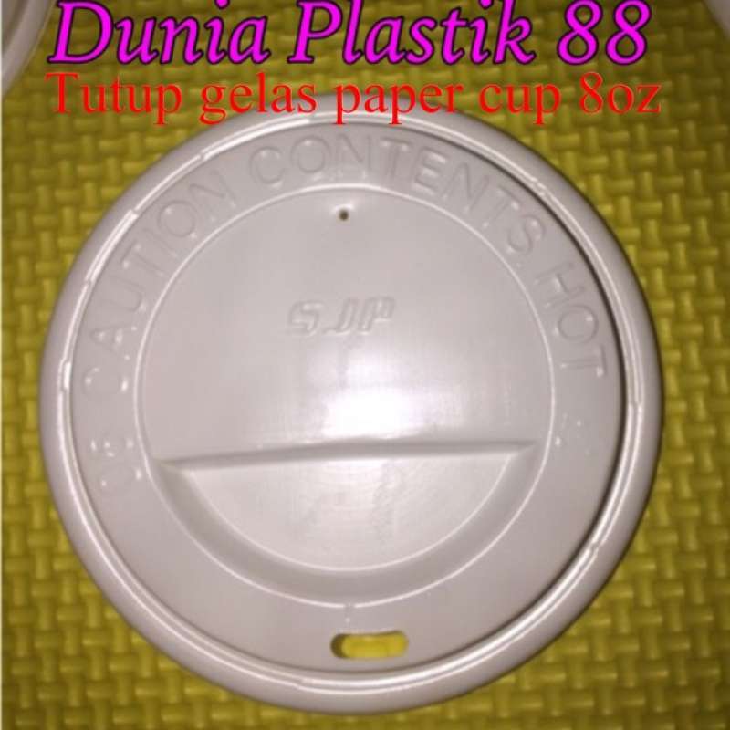 Jual Isi 50pcs Tutup Paper Cup 8oz Gelas Kertas Paper Cup 8oz Coffe ...