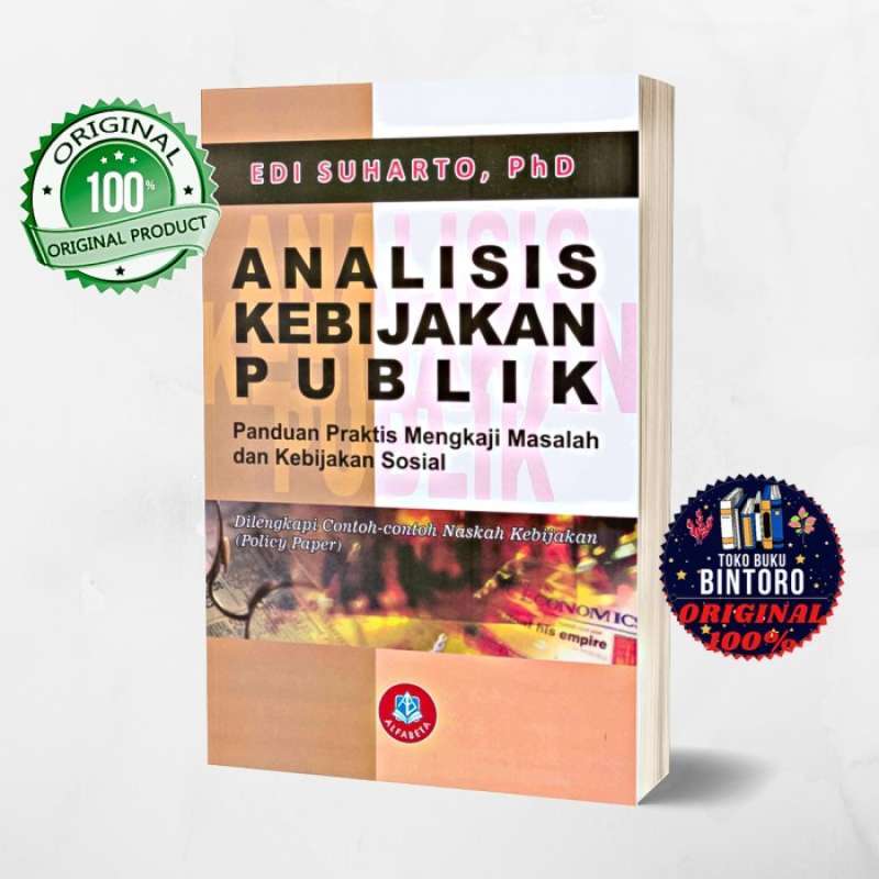 Promo Buku Analisis Kebijakan Publik Edi Suharto Alfabeta Original