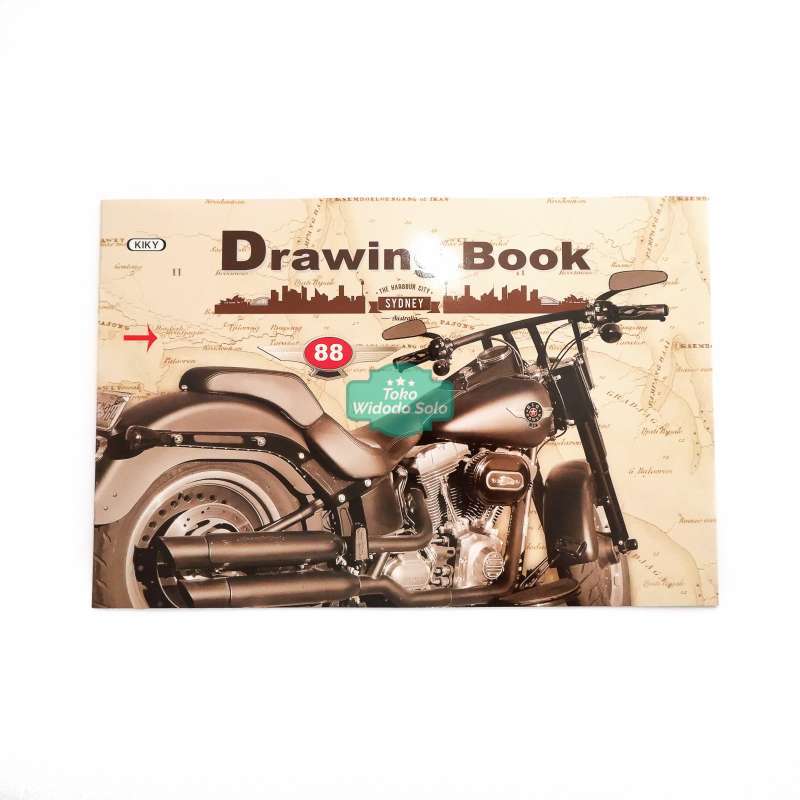Jual Buku Gambar 20x30 Kiky Drawing Book Fancy Isi 10 Lembar - 1 Buku