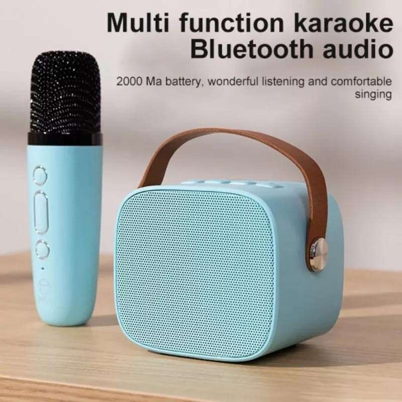 Jual Karaoke Wireless Microphone Portable Bluetooth Speaker With 3d ...