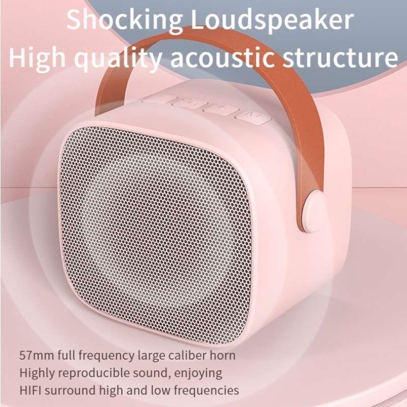 Jual Karaoke Wireless Microphone Portable Bluetooth Speaker With 3d ...