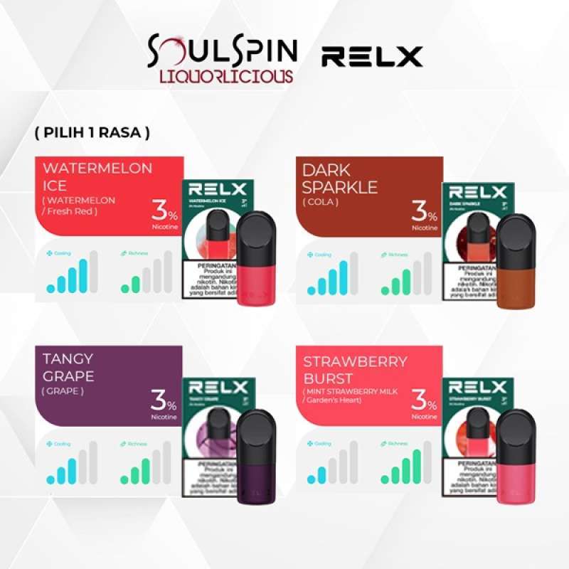 Jual Relx Pod Pro - Dark Sparkle [ Isi 1 Pod ] Di Seller Soulspin ...