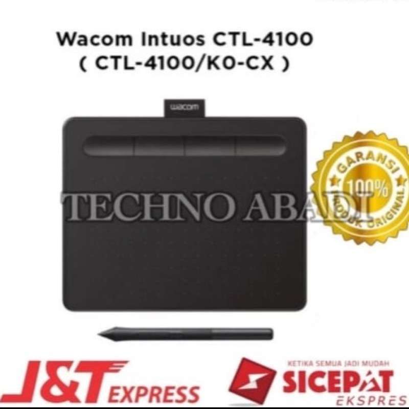 Promo WACOM CTL 4100 K0 C INTUOS SMALL PEN - DRAWING TABLET CTL4100 K0 ...