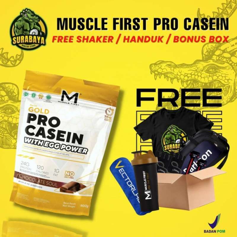 Promo M1 Pro Gold Casein 2lbs Musclefirst Protein Slow Time Release 2 ...