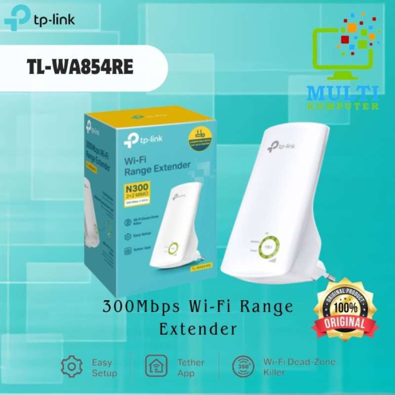 thumbnail image 2 of TP-LINK TL-WA854RE Wi-Fi Range Extender – 300Mbps, Universal Repeater, Easy Setup, White 2 of 4