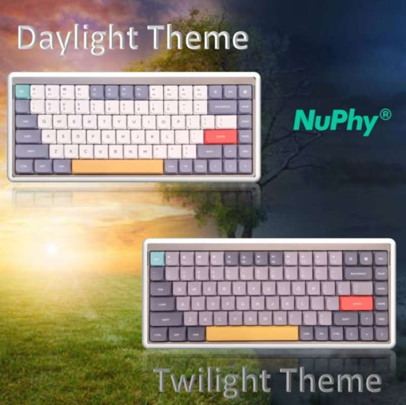Clavier Mécanique Sans Fil NUPHY Air 75 - Argenté QWERTY - Occasion