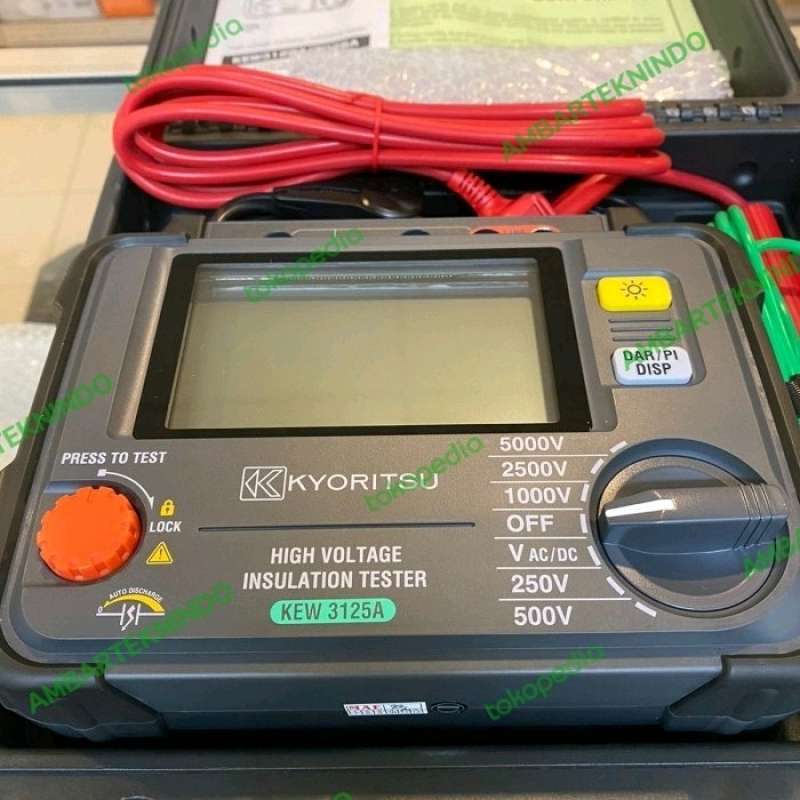 Promo Kyoritsu 3125a High Voltage Insulation Tester Megger 5kv 5000v
