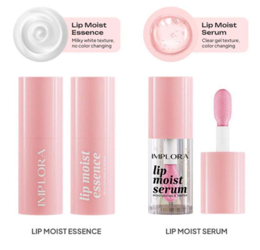 Promo IMPLORA LIP MOIST ESSENCE & LIP MOIST SERUM Diskon 20 di Seller