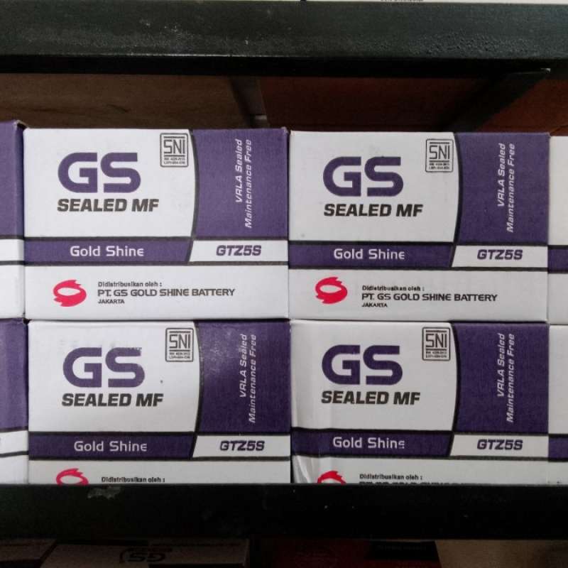 Promo Aki Gs Gtz5s Suzuki Skywave Shogun125 Hayate Skydrive Motor Gold