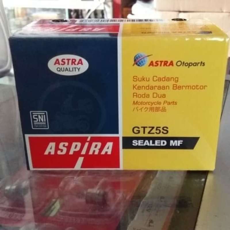 Promo Aki Astra Aspira Gtz5s Diskon 17% Di Seller Golden Victory Music