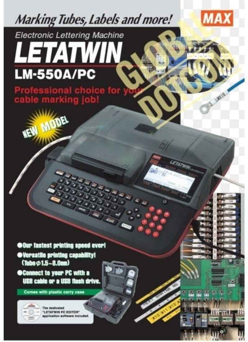 Label Prin Letatwin Jual Mesin Printer Print Label Tubing Letatwin Max Lm-550a Lm550a Lm ...