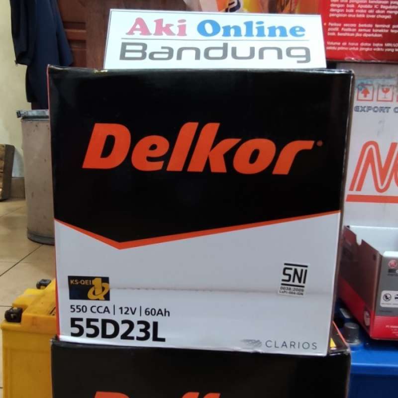 Promo Aki mobil Kering DELKOR TYPE 55D23L nissan serena/nissan x-trail