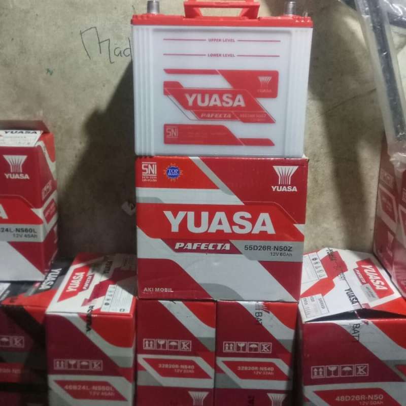 Promo Aki Accu Basah YUASA Pafecta 55D26R - N50Z 12V 60AH (60Amper