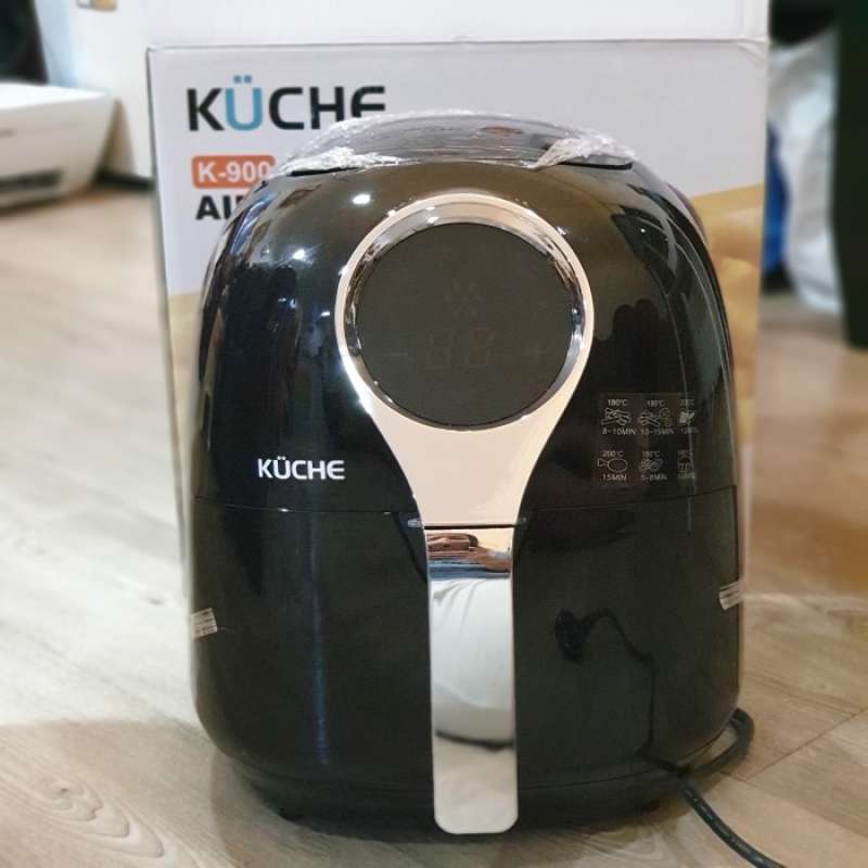 Jual Kuche K900 Air Fryer Hitam New Mesin Penggoreng Tanpa Minyak