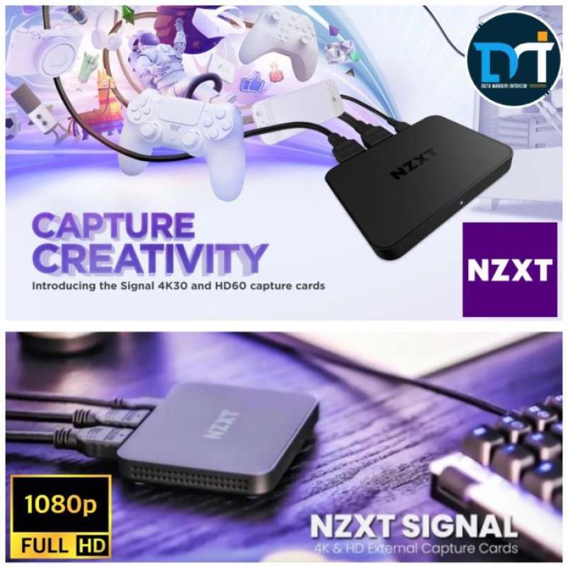 Promo NZXT Signal HD60 Streaming Video Game External Capture Card