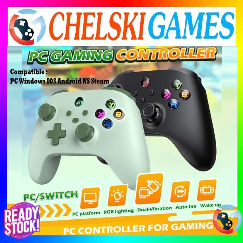 Promo IINE Wireless Controller bluetooth gamepad PC IOS android NS ...