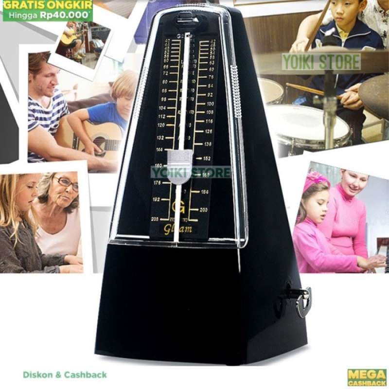 Jual Y.S Metronome Mekanik Akurasi Tinggi untuk Gitar / Piano Tanpa