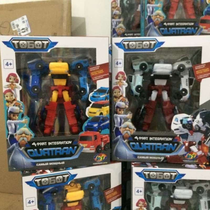 Promo Tobot Quatran 4 -Car Integration Transforming Robot Diskon 23% di ...