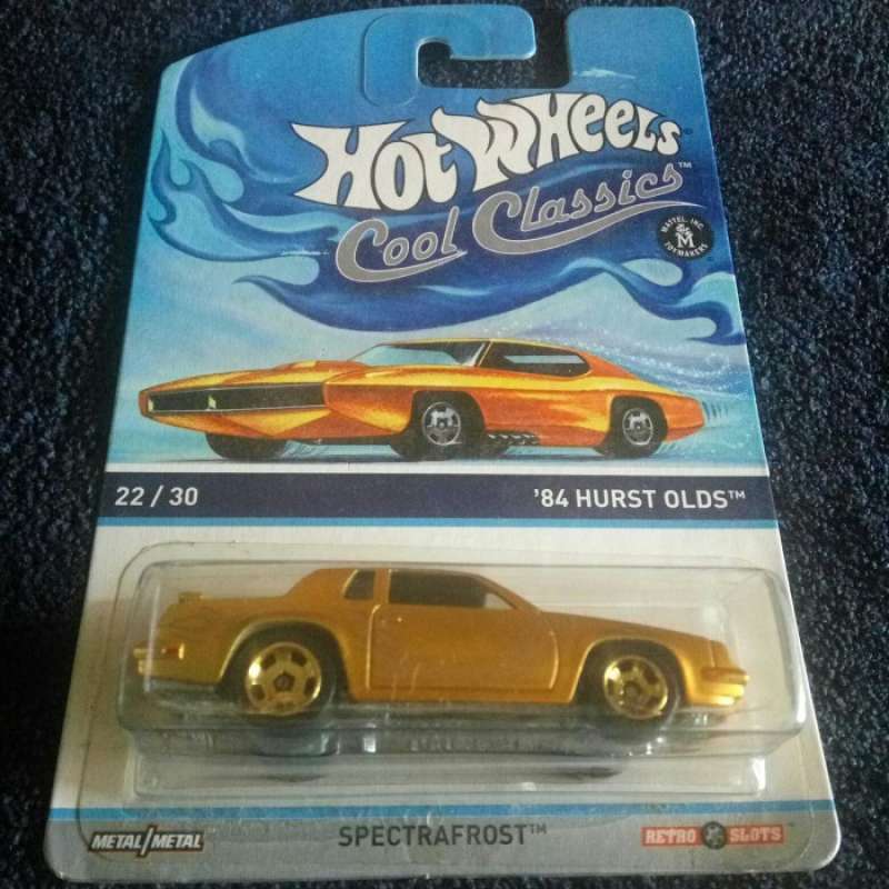 Promo HOT WHEELS 84 HURST OLDS. COOL CLASSIC CARD SERIES. WARNA GOLD ...