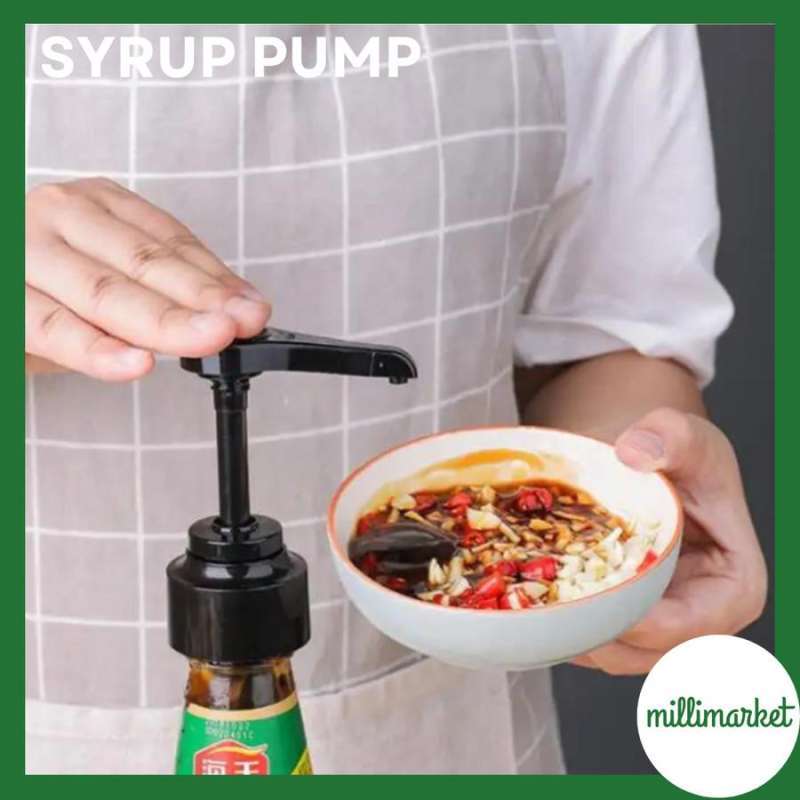 Thread Syrup Jual Pompa Botol Syrup/syrup Pump White Black /thread Syrup Pump ...
