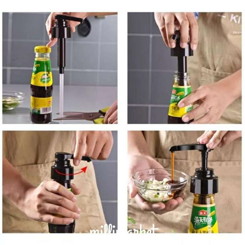 Thread Syrup Jual Pompa Botol Syrup/syrup Pump White Black /thread Syrup Pump ...