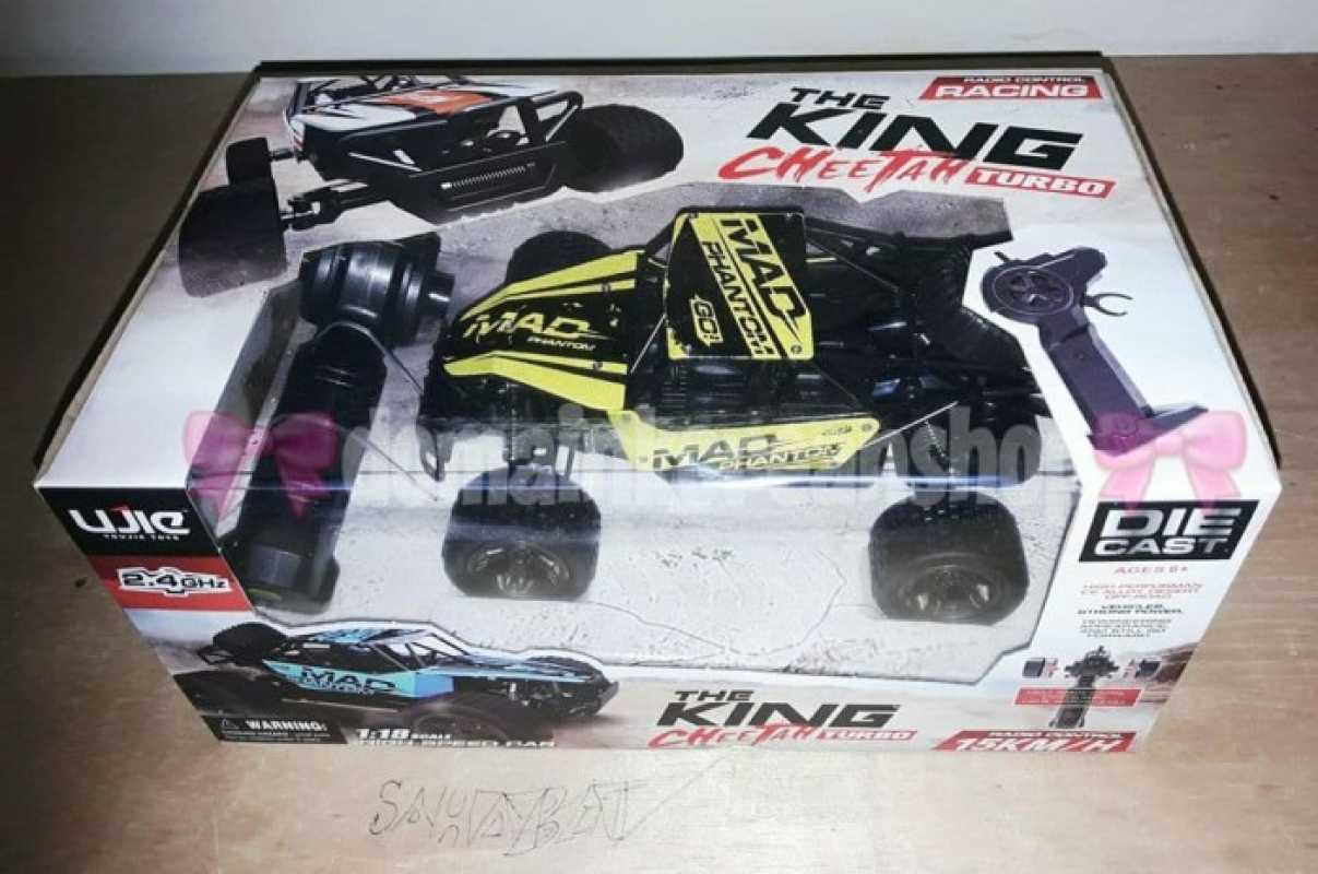 Jual ready remote control the king cheetah turbo skala 118 di Seller