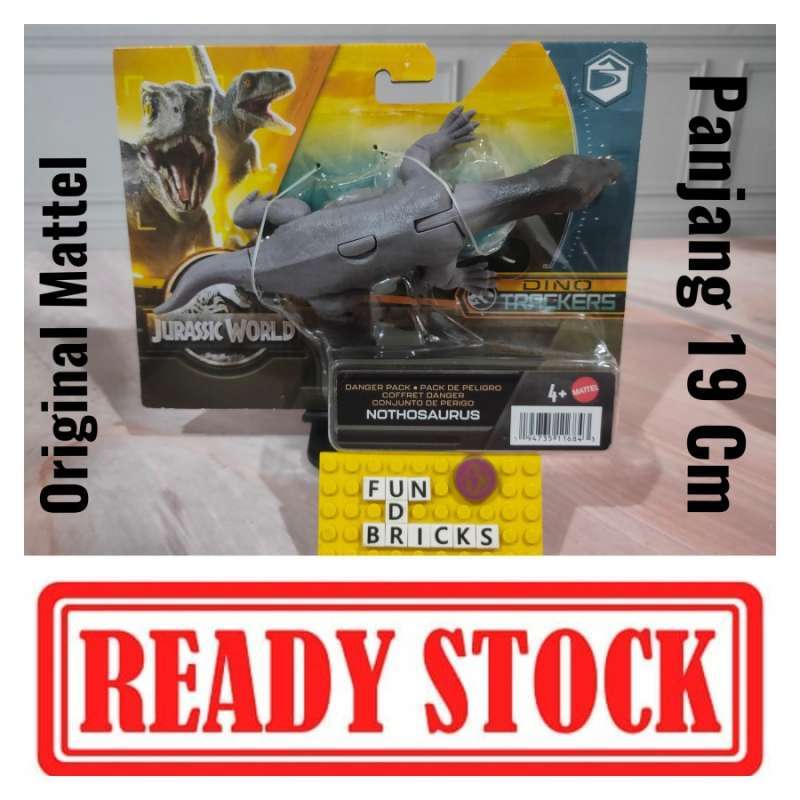Jurassic World Danger Pack – Figurine Nothosaurus Articulée – 16 Cm – Dès 3 Ans – Code Pour Appli Jurassic World Facts