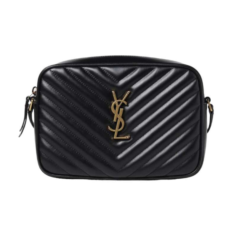 Jual Saint Laurent Loulou Camera Bag Black Ghw with Exterior Slip
