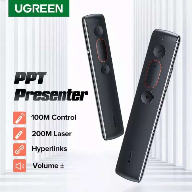 Promo Ugreen Wireless Presenter PPT Laser pointer Linux Mac Windows 10