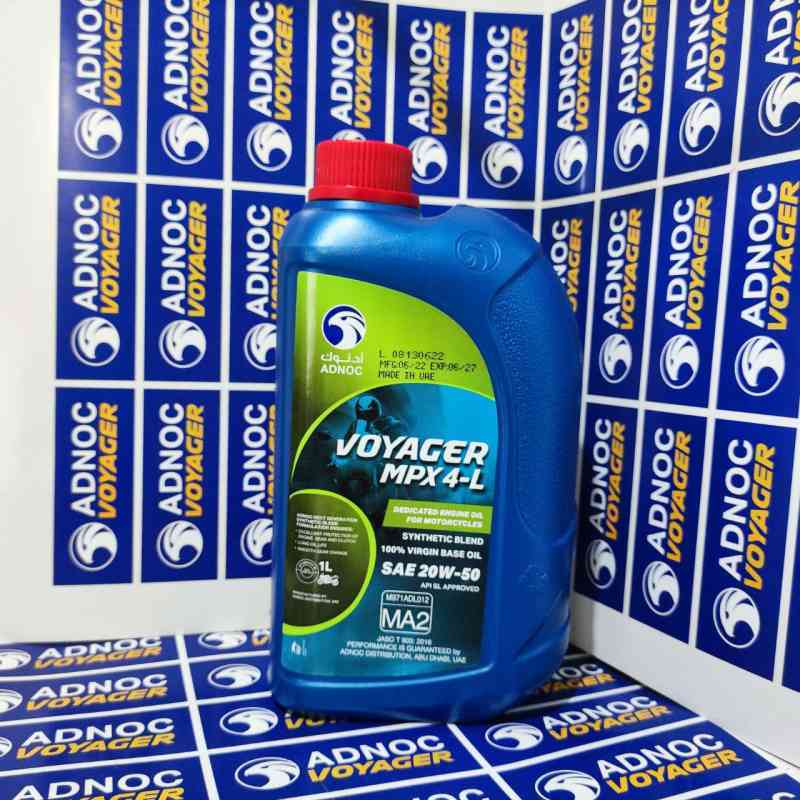 Promo ADNOC VOYAGER MPX-4L 20W50 API SL 1 LITER Diskon 10% di Seller ...
