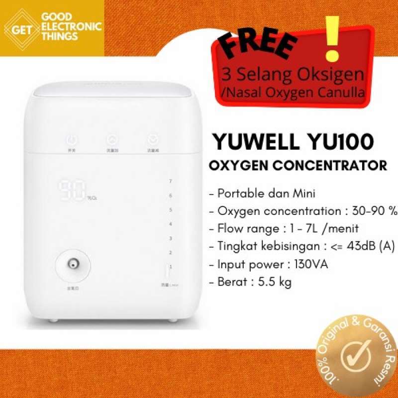 O2 Genrator Yuwell Promo Yuwell Yu100 Oxygen Concentrator Portable Mesin Generator Oksigen ...