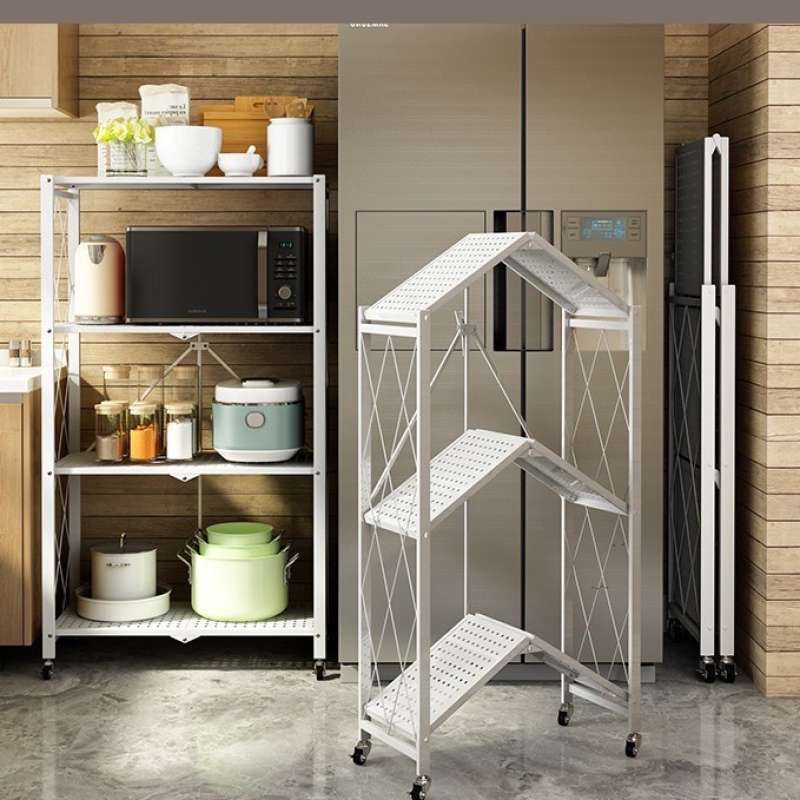 Portable Kitchen Rak Jual Rak Dapur Lipat Rak Besi Portable Rak Dapur Serbaguna Tanpa ...